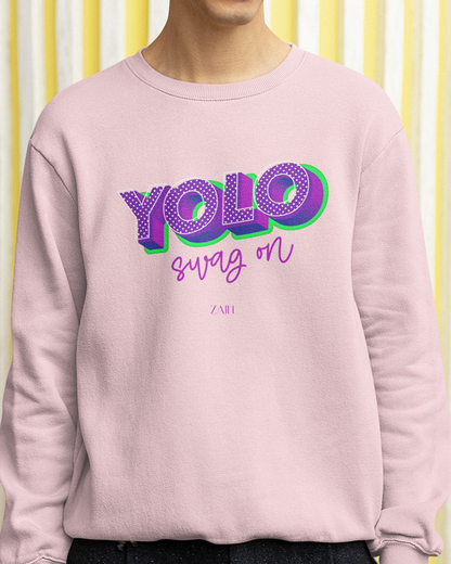 Yolo Swag On Sweatshirt