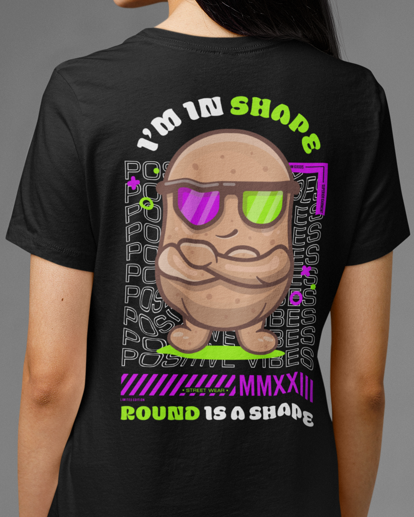 I Am In Shape Round Is A Shape Tshirt
