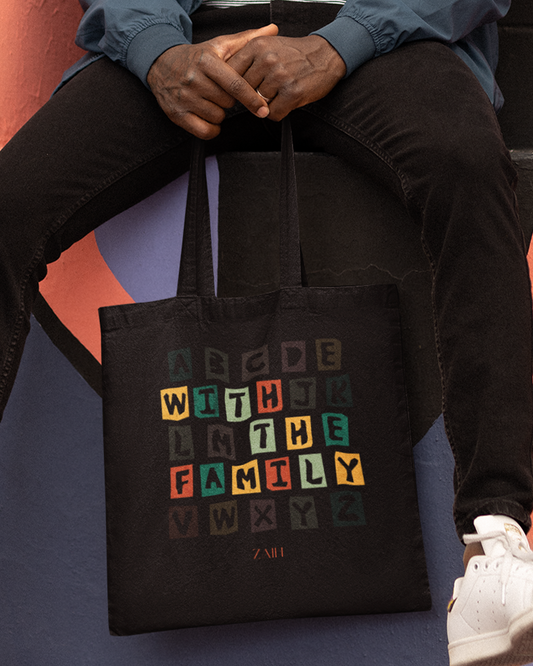 With The Family Tote Bag