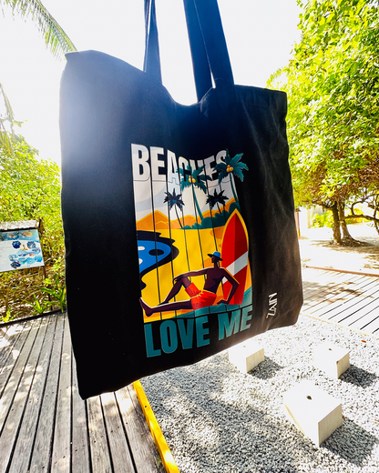 Beaches Love Me Tote Bag